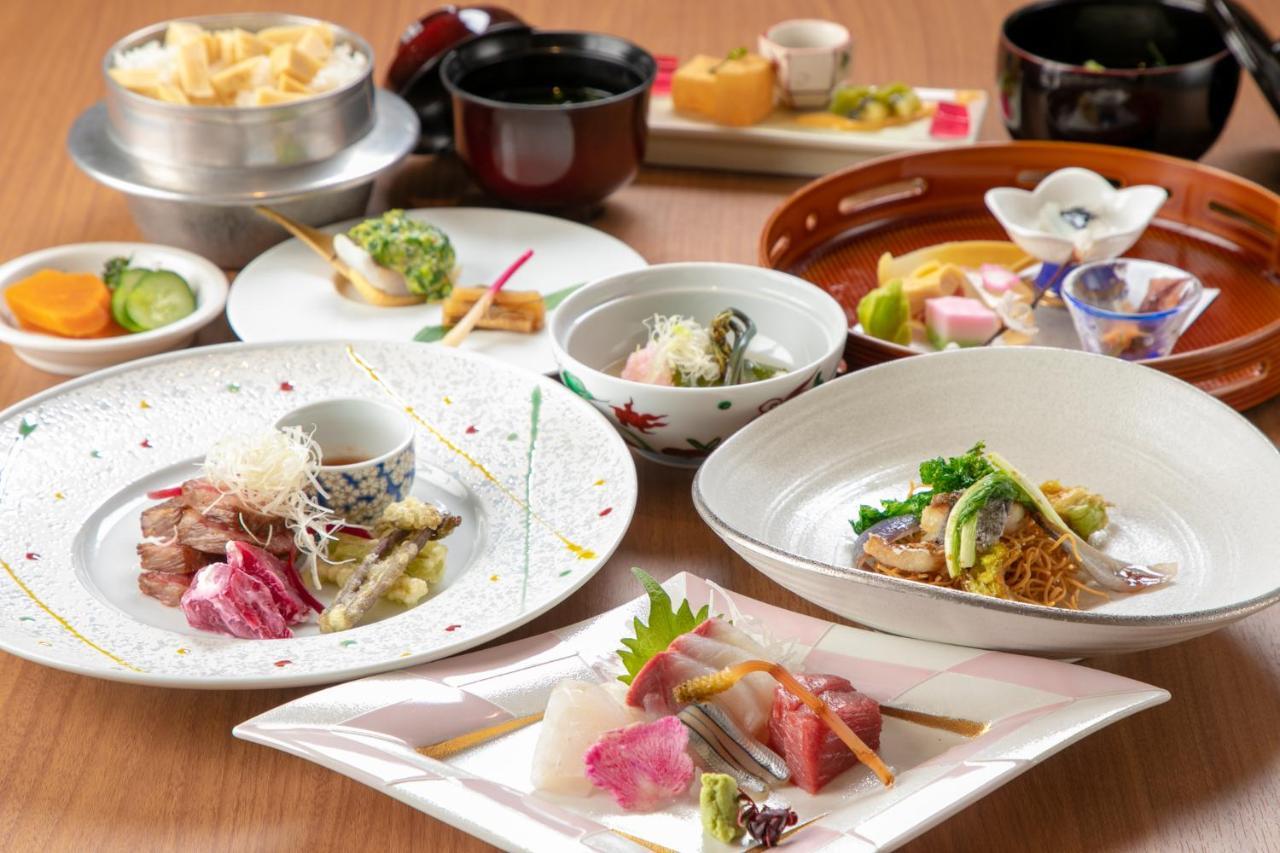 Nansuikaku Hotel Miyawaka Bagian luar foto