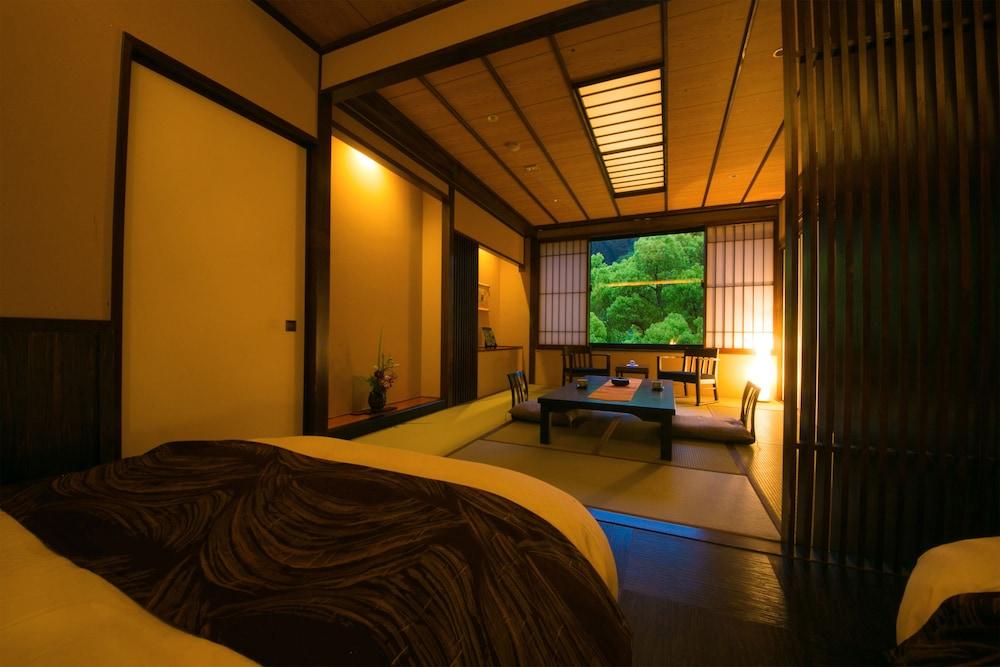 Nansuikaku Hotel Miyawaka Bagian luar foto