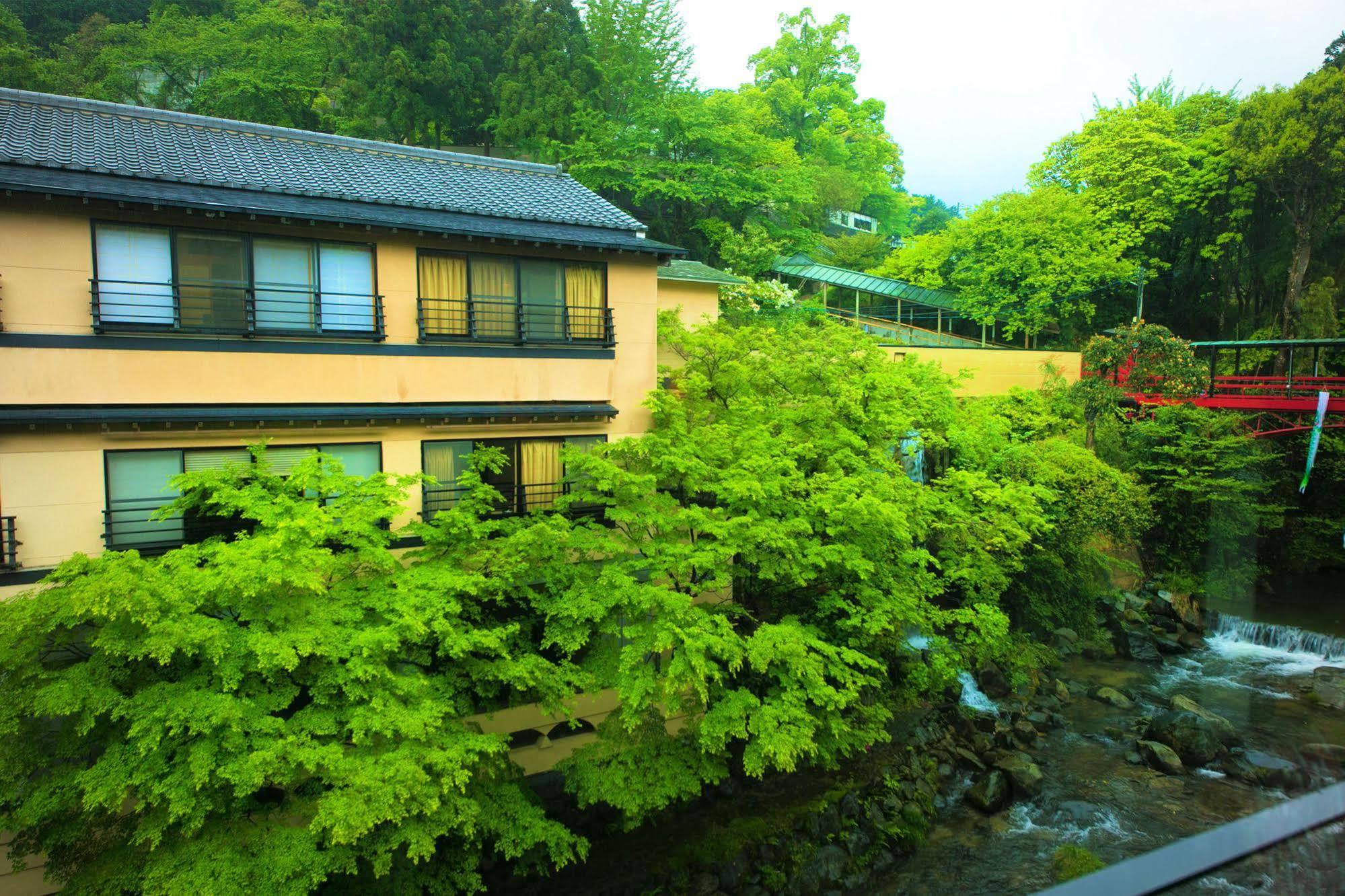 Nansuikaku Hotel Miyawaka Bagian luar foto