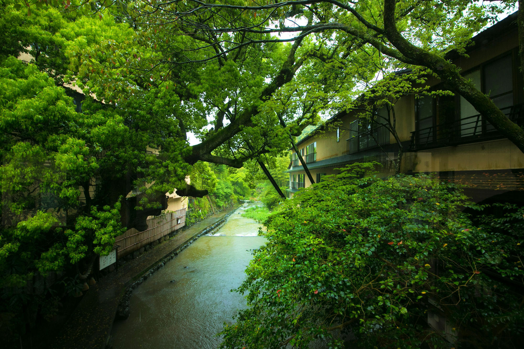 Nansuikaku Hotel Miyawaka Bagian luar foto